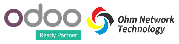 Odoo Ready Partner 与青岛欧姆 Ohm Network Technology 联合 Logo
